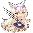 🤛 emoji NekoPARA VU edit Telegram sticker 12 of 120