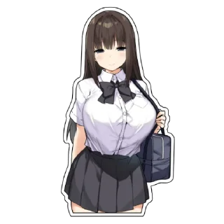 Sticker from Зажиточные школьницы