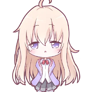 😟 emoji Тяночки-школьницы @Nyasticks Telegram sticker 20 of 42