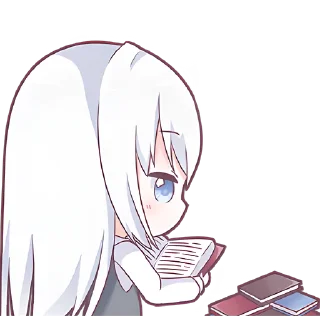 🤓 emoji Тяночки-школьницы @Nyasticks Telegram sticker 9 of 42