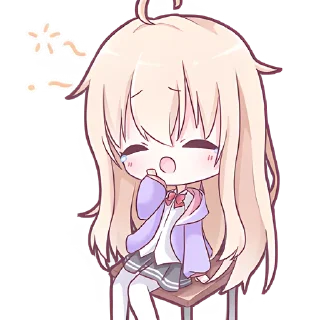 🥱 emoji Тяночки-школьницы @Nyasticks Telegram sticker 17 of 42