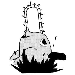 🫠 emoji Pochita Telegram sticker 19 of 87
