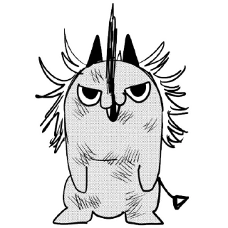 😈 emoji Pochita Telegram sticker 7 of 87