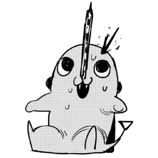 😵 emoji Pochita Telegram sticker 24 of 87