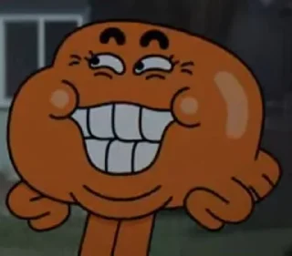 😁 emoji Дарвин Уоттерсон 🧡 Telegram sticker 8 of 99
