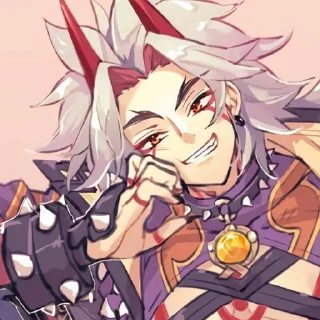 😁 emoji arataki itto supremacy Telegram sticker 12 of 29