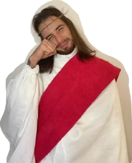 😭 emoji Jesus Telegram sticker 10 of 18