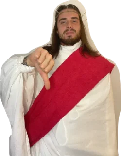 👎 emoji Jesus Telegram sticker 9 of 18