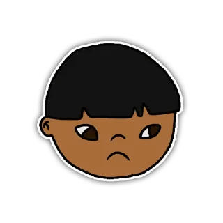 😒 emoji БУРЯТСКИЙ АНДЕГРАУНД Telegram sticker 8 of 31