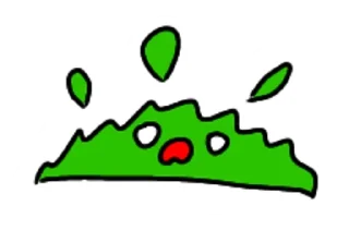😱 emoji sticky slime Telegram sticker 7 of 16
