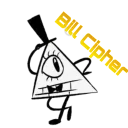 Sticker from Bill Cipher