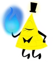 😌 emoji Bill Cipher Telegram sticker 20 of 35