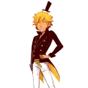 🙂 emoji Bill Cipher Telegram sticker 11 of 35