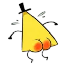 😳 emoji Bill Cipher Telegram sticker 21 of 35