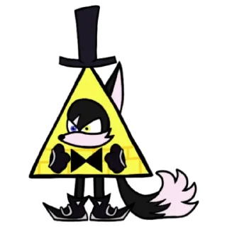 Sticker from Bill Cipher