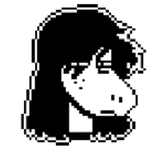 😑 emoji Deltarune Telegram sticker 5 of 12