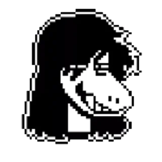 😈 emoji Deltarune Telegram sticker 6 of 12