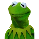 😐 emoji Kermit Telegram sticker 13 of 13