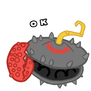 🔤 emoji Крабик/эпическая раковица Telegram sticker 15 of 24