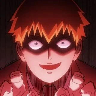 😀 emoji Reigen Arataka! Telegram sticker 8 of 60