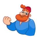 😢 emoji Дровосек (@TgSticker) Telegram sticker 10 of 20