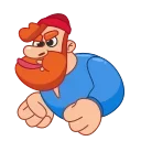 😝 emoji Дровосек (@TgSticker) Telegram sticker 17 of 20