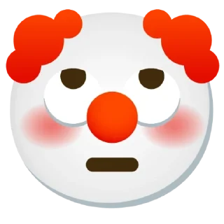 🙄 emoji Clown Stuff Telegram sticker 14 of 26