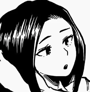 🌹 emoji :: Yaoyorozu Momo^^ :: Telegram sticker 14 of 36