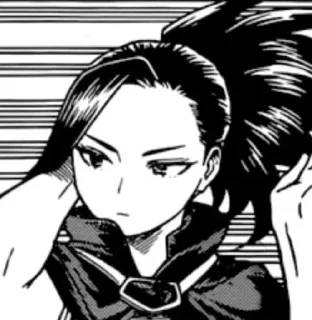 🌹 emoji :: Yaoyorozu Momo^^ :: Telegram sticker 19 of 36