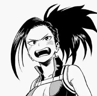 🌹 emoji :: Yaoyorozu Momo^^ :: Telegram sticker 23 of 36