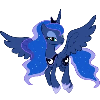 💞 emoji Luna | @MyLittlePony_bots Telegram sticker 24 of 51