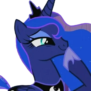😊 emoji Luna | @MyLittlePony_bots Telegram sticker 7 of 51