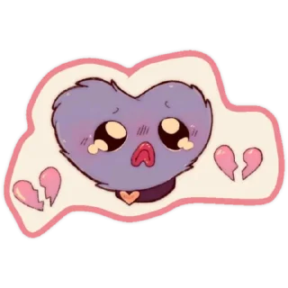 💔 emoji Хаги Ваги И Киси Миси Telegram sticker 6 of 25