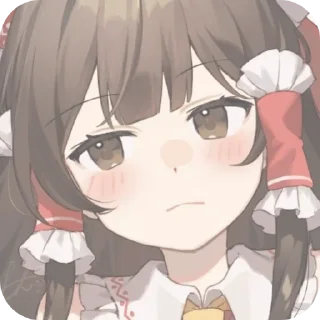 👍 emoji reimu :: @hatateban Telegram sticker 8 of 31