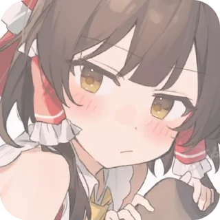 👍 emoji reimu :: @hatateban Telegram sticker 7 of 31