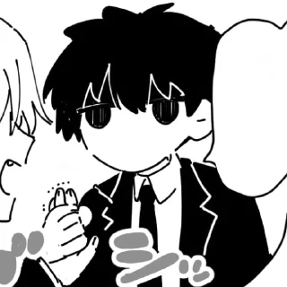 Sticker from гомики зено от @kurkumushkka