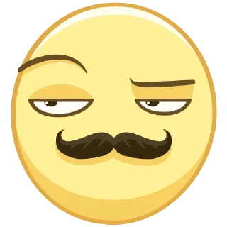 😏 emoji Смайлы ВК Telegram sticker 24 of 32