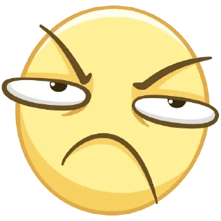 😐 emoji Смайлы ВК Telegram sticker 20 of 32