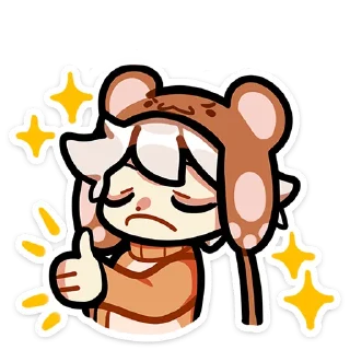 👍 emoji федя без надписей @stickwithouttext Telegram sticker 22 of 48