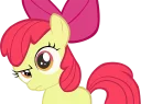 😕 emoji Apple Bloom Pony Telegram sticker 6 of 29