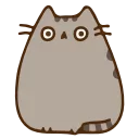 😐 emoji Animated Pusheen @IMG2D Telegram sticker 16 of 40