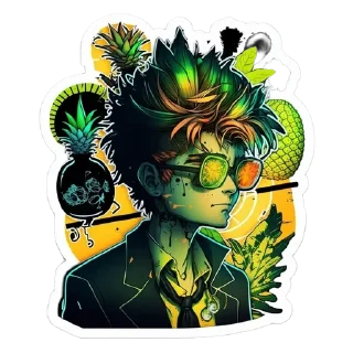 🍍 emoji MJ.Hum.AnanasSticks Telegram sticker 19 of 48