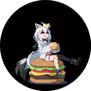 🍔 emoji Пиксели Telegram sticker 12 of 21