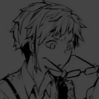 🤨 emoji 🌿🌱文豪ストレイドッグス🌿🌱 Telegram sticker 11 of 79