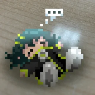 😞 emoji fluorette florette fluorine & others Telegram sticker 12 of 14