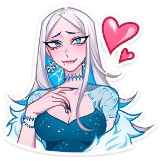 🥰 emoji Снежная Карина @TgSticker без надписей Telegram sticker 1 of 49