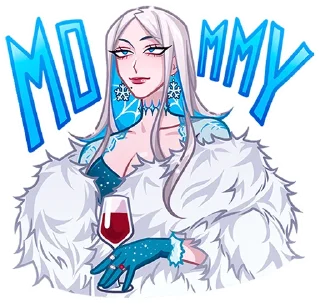 😎 emoji Снежная Карина • @TgSticker Telegram sticker 7 of 49