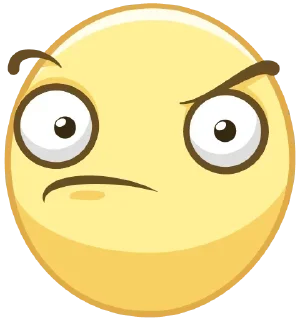 🤨 emoji смайлы вк Telegram sticker 16 of 64