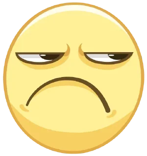 😒 emoji смайлы вк Telegram sticker 18 of 64
