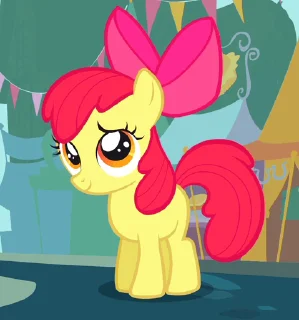 Sticker from Apple Bloom | @MLP_AnimatedStickers